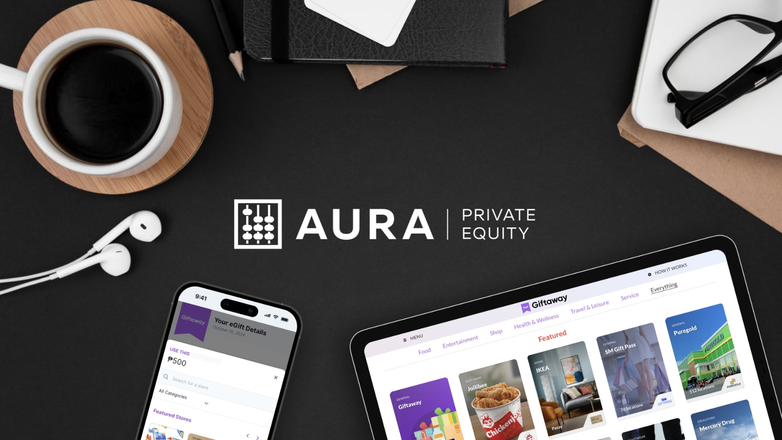 Giftaway and Aura Private Equity