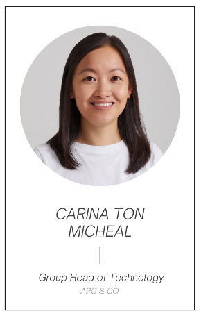 carina ton michael group head of tech APG and co