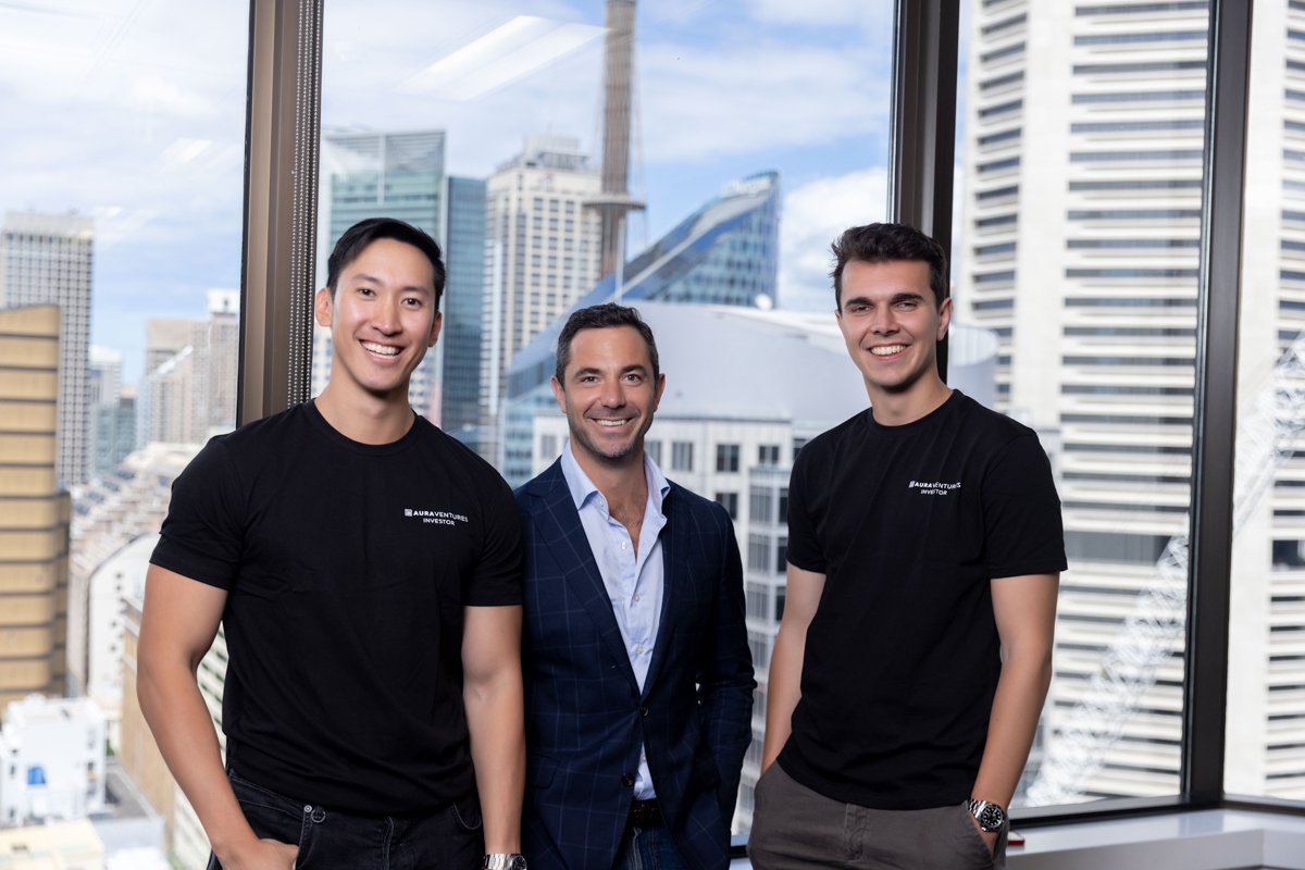 Aura Ventures team - Eric Tran, Tristan Terry, Sean Stuart